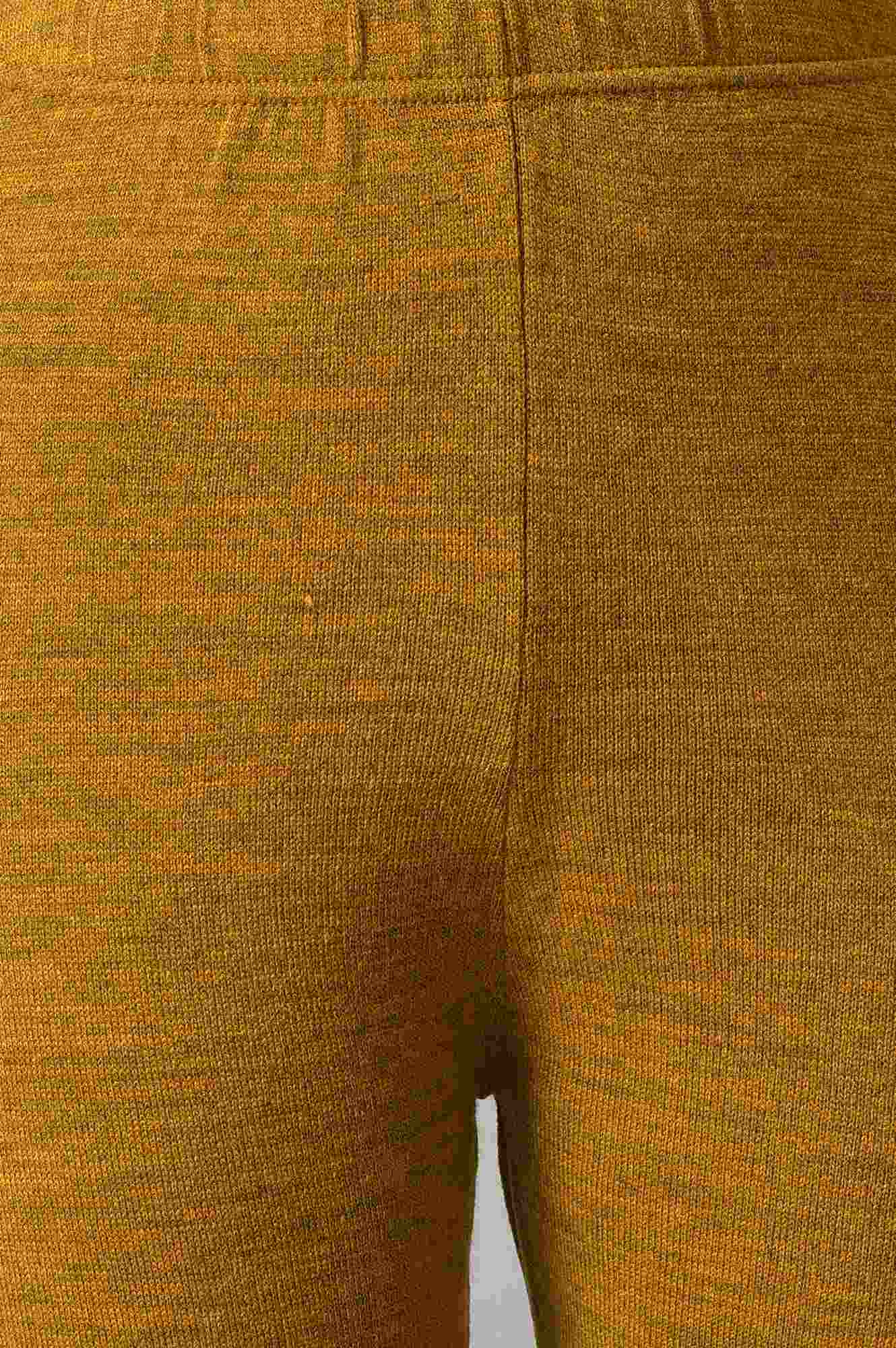 Yellow Knitted Solid Winter Tights - Image 6