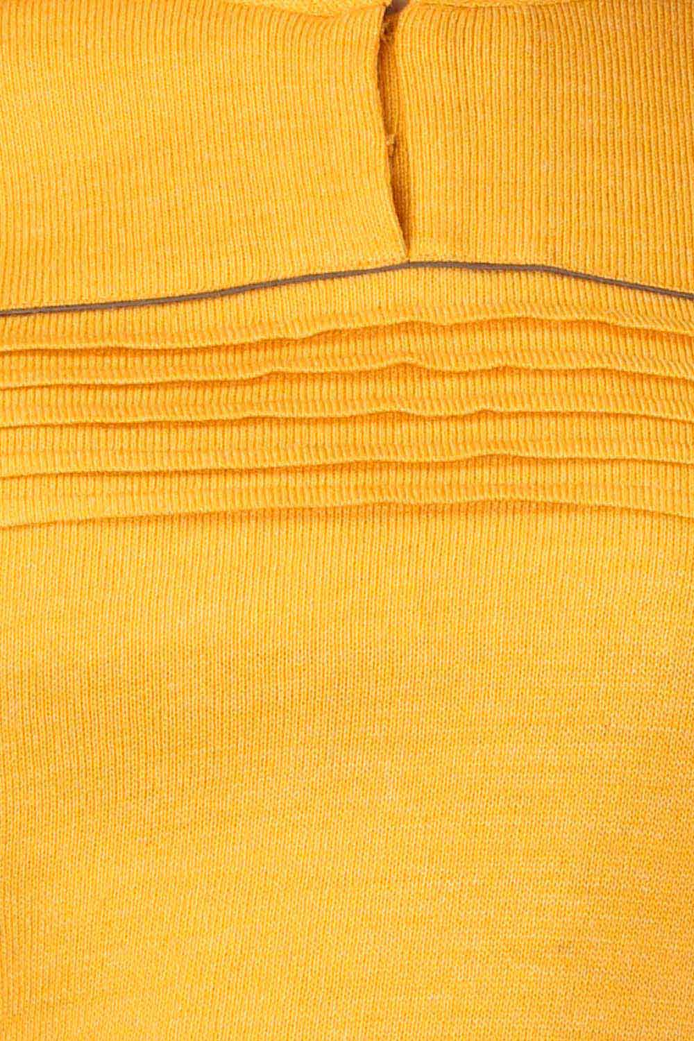 Yellow Mandarin Neck Winter kurta - Image 5