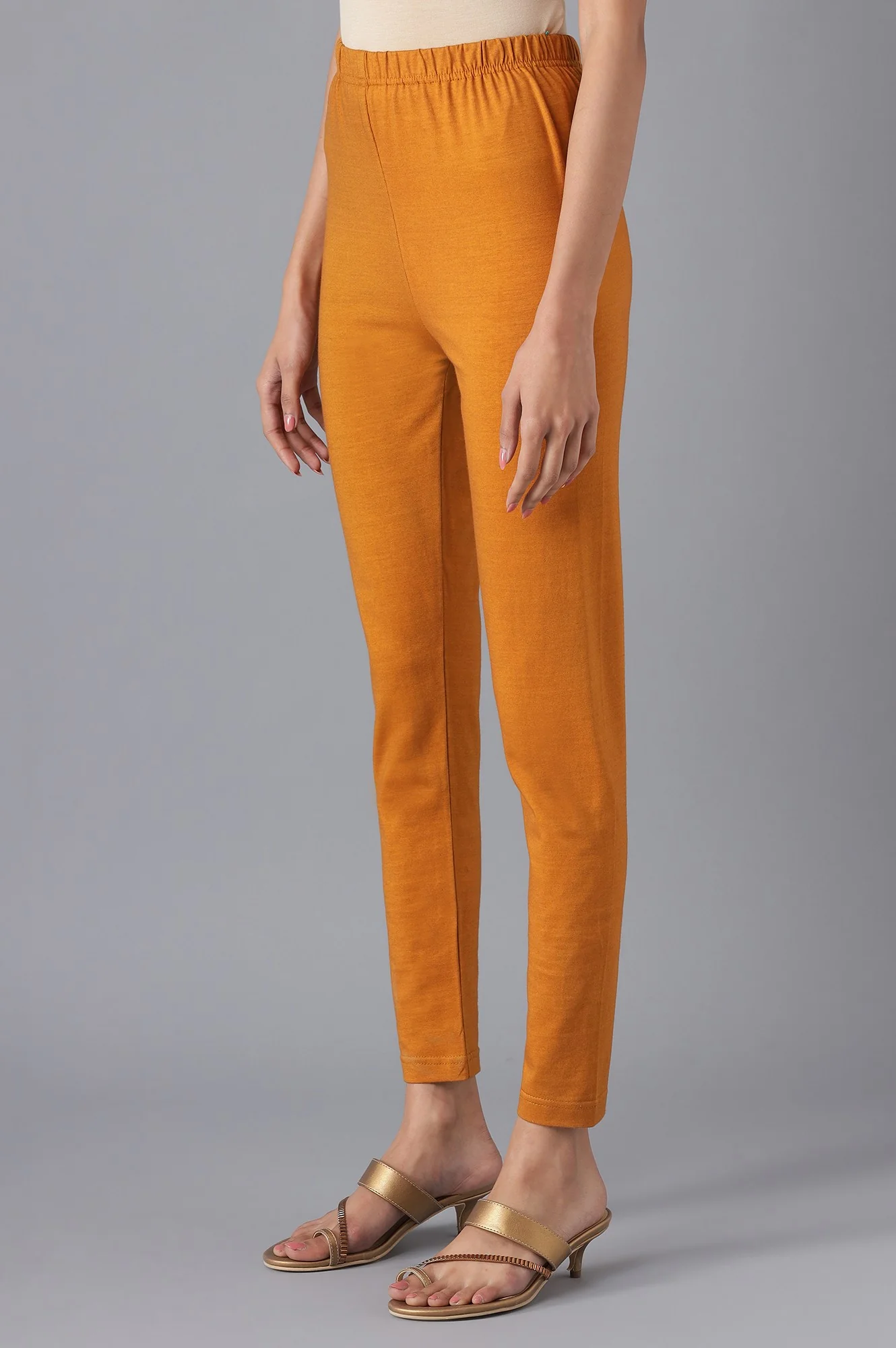Yellow Skinny Tights - Image 3