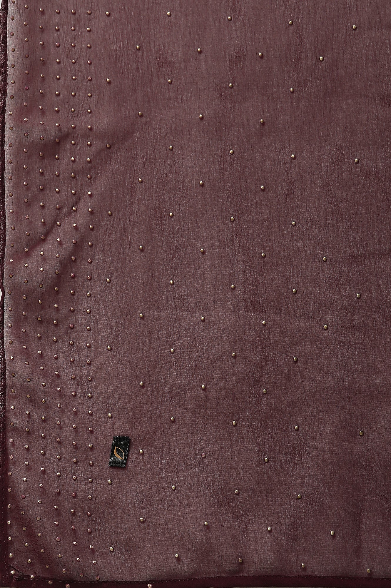 Purple Dori Embroidered Anarkali Kurta, Tights and Dupatta Set - Image 11