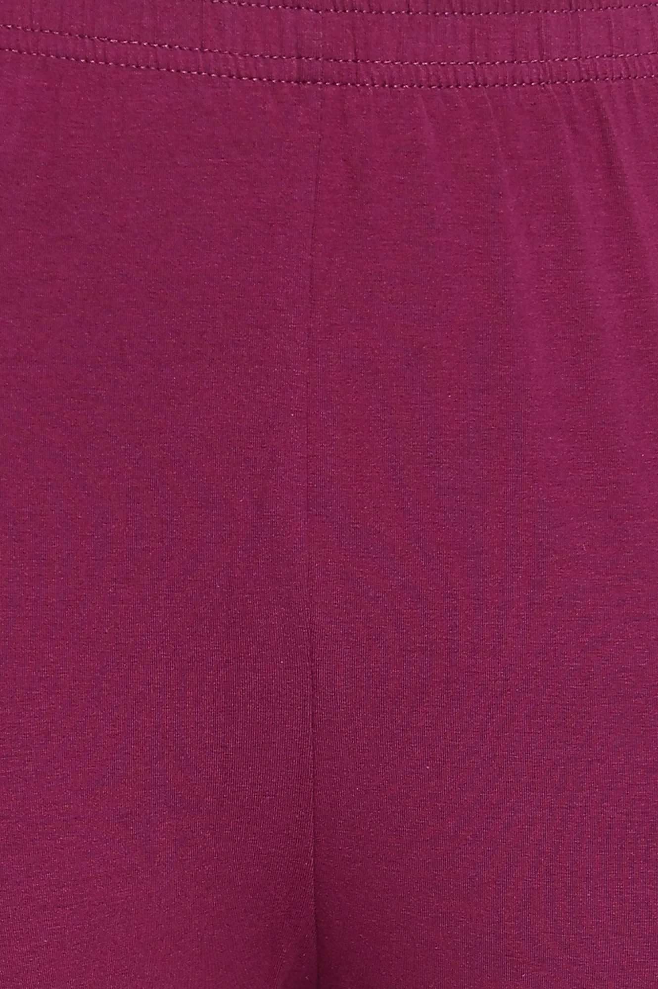 Purple Solid Cotton Blend Tights in Ankle Length - Image 2
