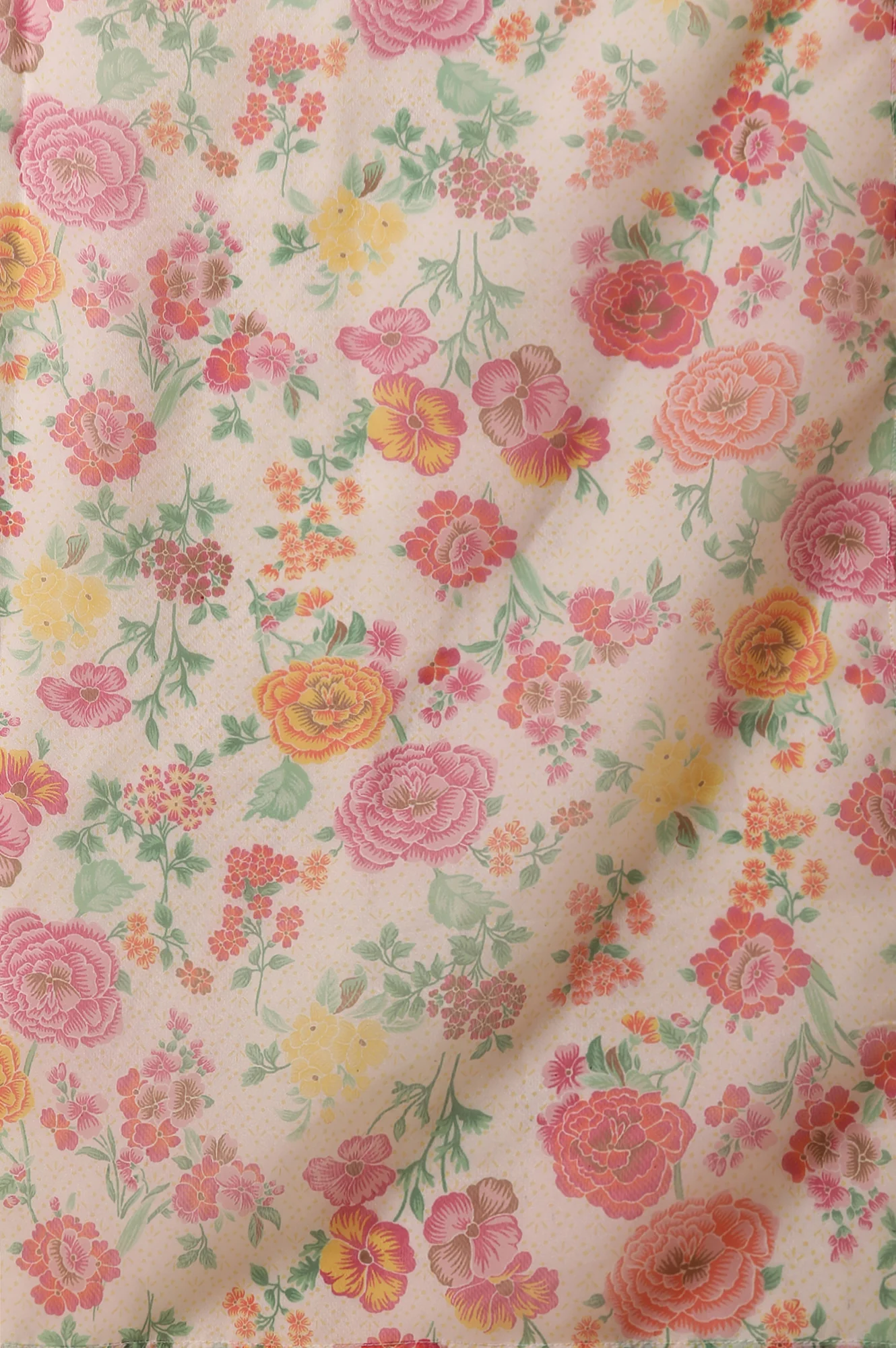 White Floral Printed Flared Kurta, Pants and Dupatta Set - Image 12