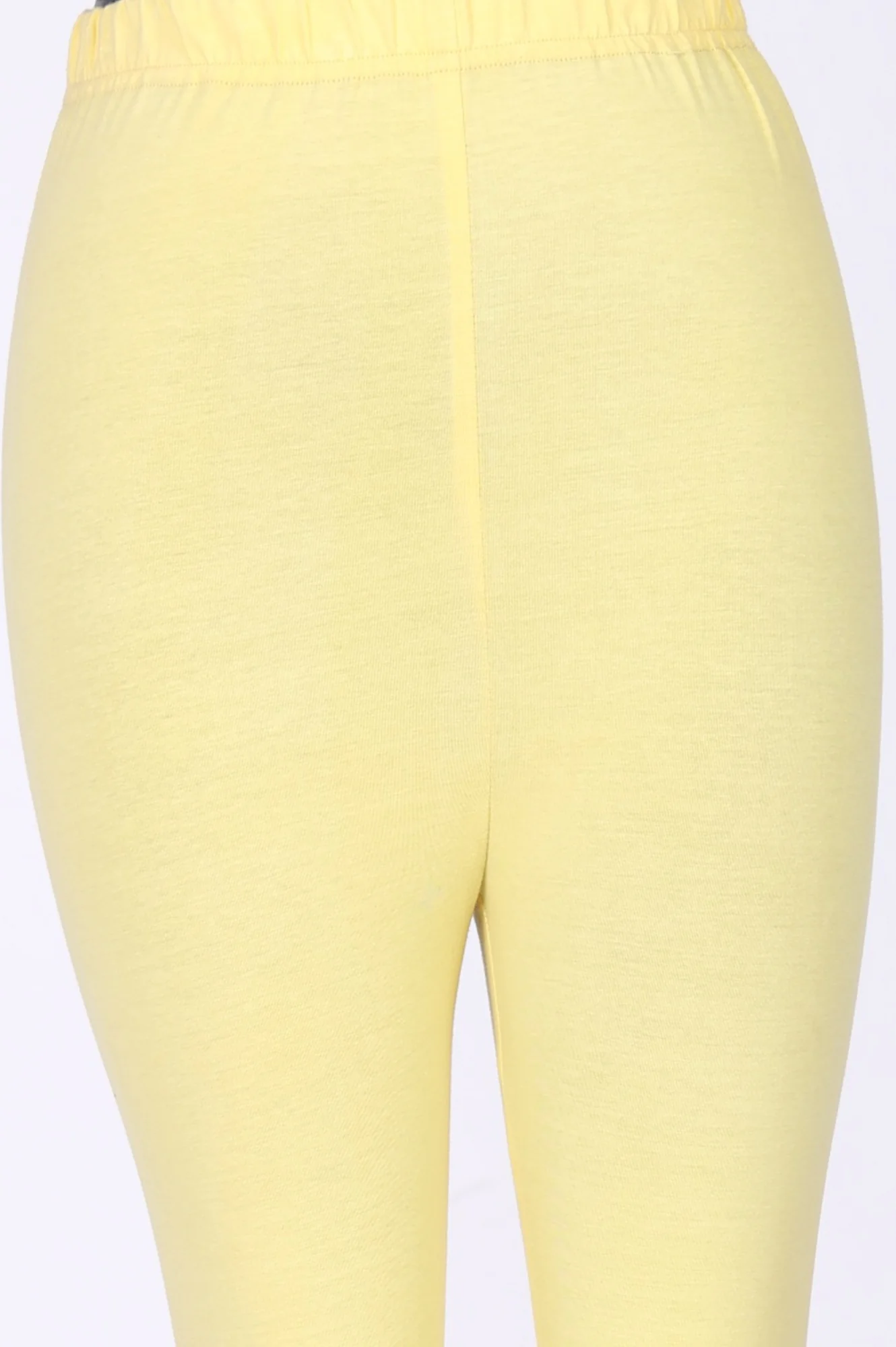 Yellow Georgette Embroidered Anarkali Kurta with Leggings and Dupatta Set - Image 7